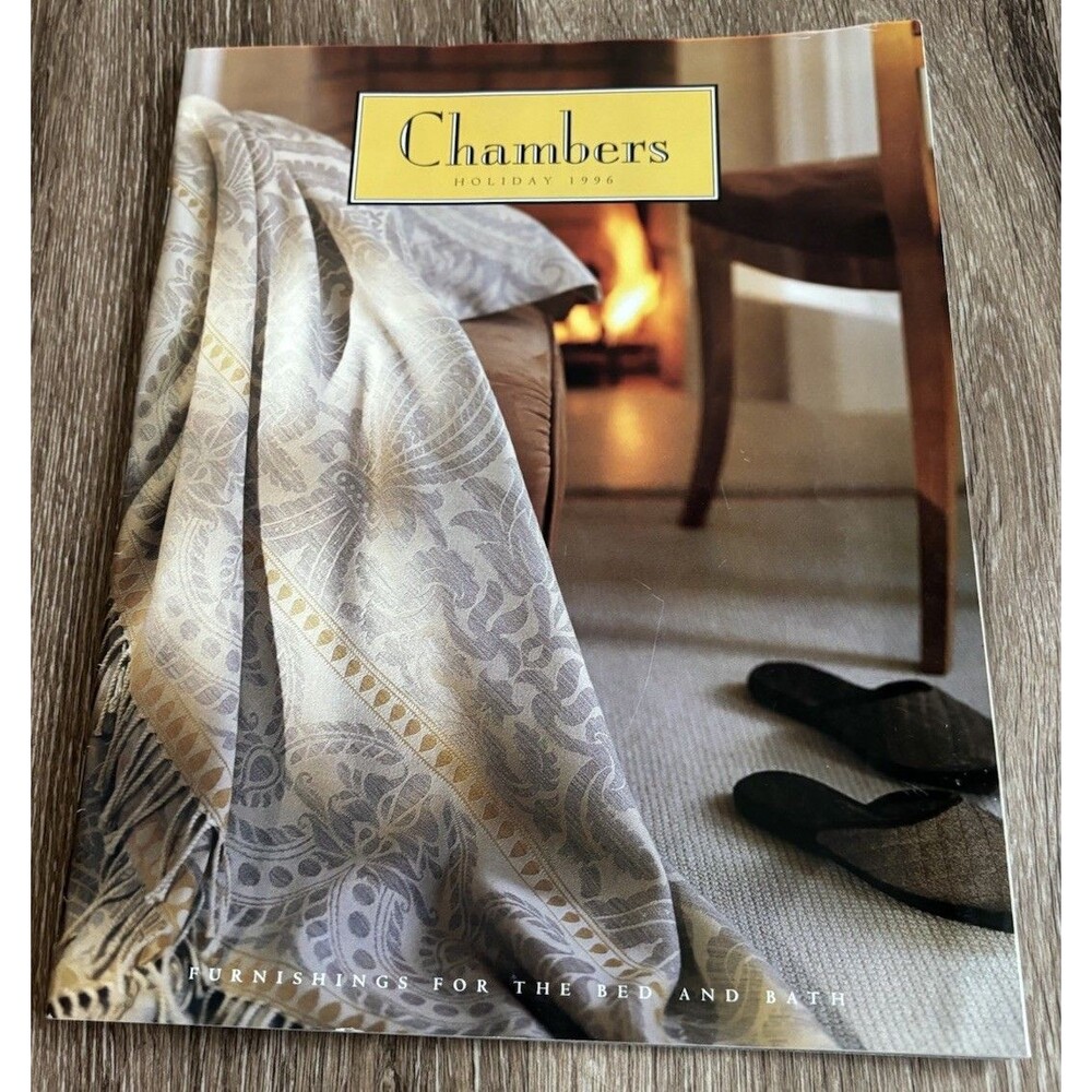 1996 Chambers Catalog / Home, Bed, Bath & Decor Catalog Magazine